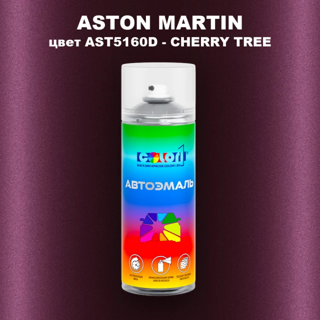 Аэрозольная краска ASTON MARTIN, цвет AST5160D - CHERRY TREE
