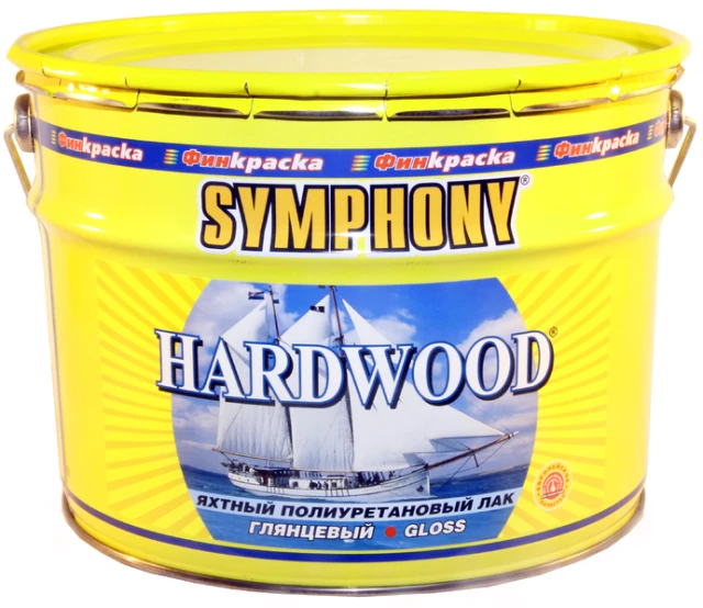 SYMPHONY HARDWOOD яхтный – влагостойкий полиуретановый лак, глянцевый