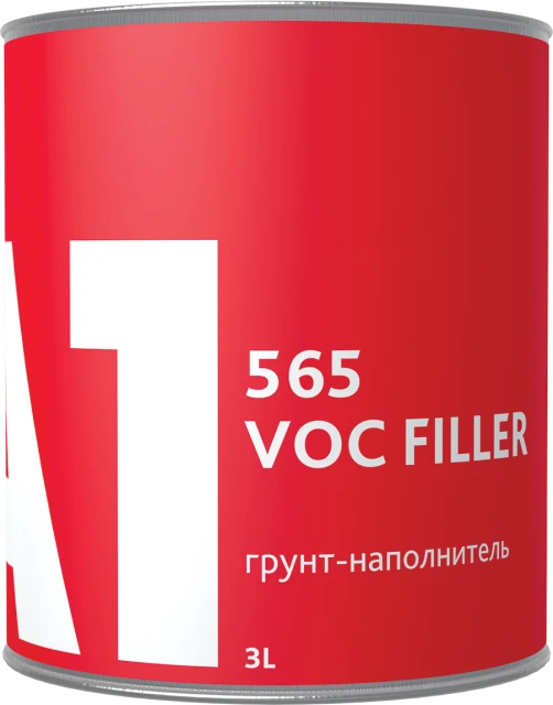A1 565 VOC FILLER BLACK грунт-наполнитель, черный, 3 л