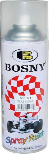 BOSNY Аэрозольный МАТОВЫЙ лак, 300мл