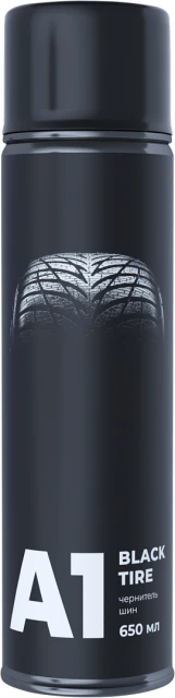 Чернитель шин 650 мл — A1 BLACK TIRE
