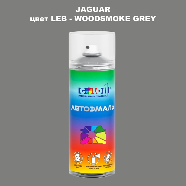 Аэрозольная краска JAGUAR, цвет LEB - WOODSMOKE GREY