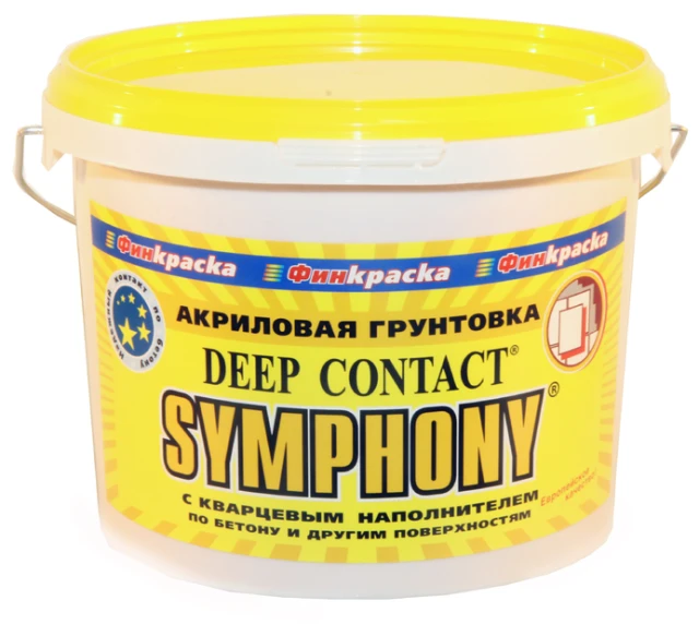 SYMPHONY DEEP CONTACT - акриловая адгезионная грунтовка с кварцевым наполнением
