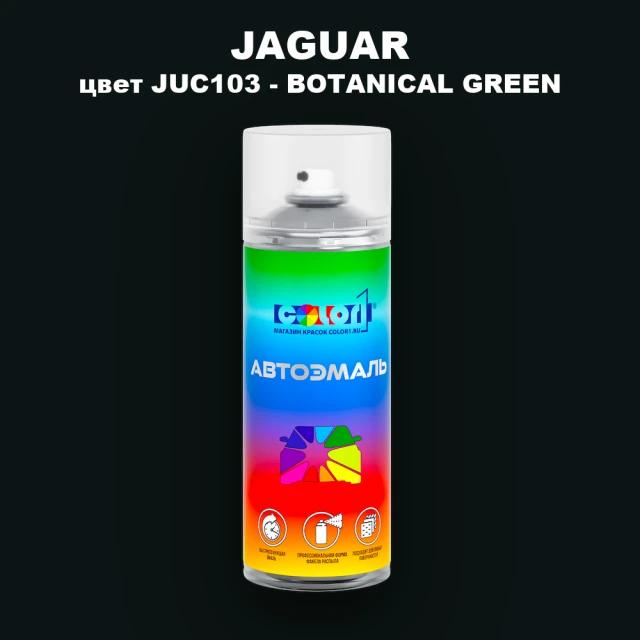 Аэрозольная краска JAGUAR, цвет JUC103 - BOTANICAL GREEN