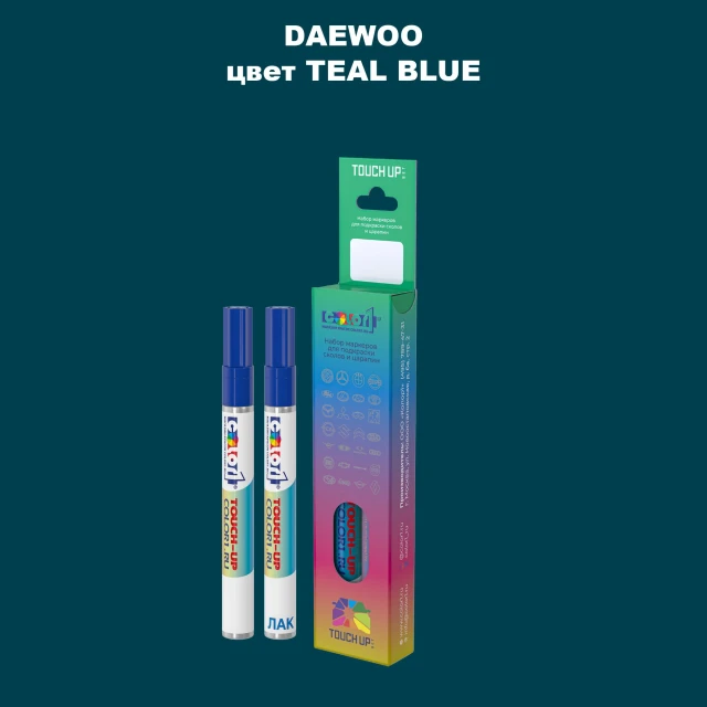 Маркер с краской DAEWOO, цвет - TEAL BLUE