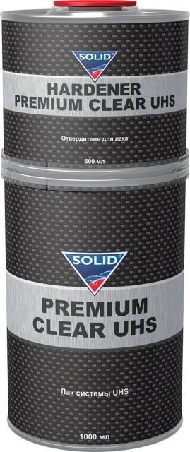 SOLID PRO PREMIUM CLEAR UHS (5000+2500мл) - 2K лак системы UHS (в комп. с отвердит.)