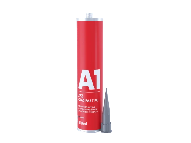Клей для вклейки стёкол A1 252 GLAS FAST PU (310 мл)