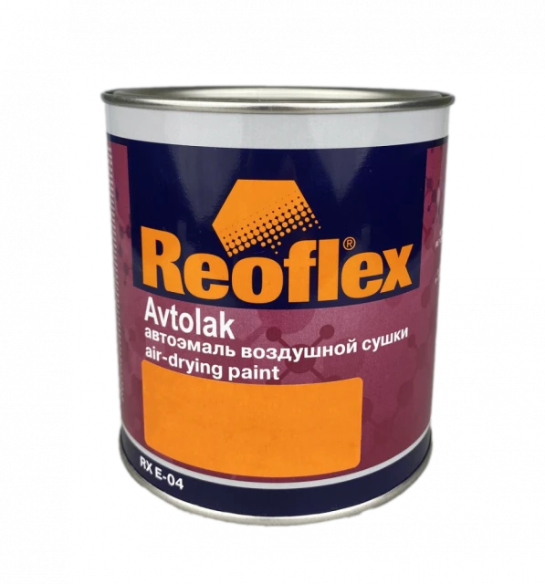 Автоэмаль воздушной сушки 0,75л Reoflex черная матовая