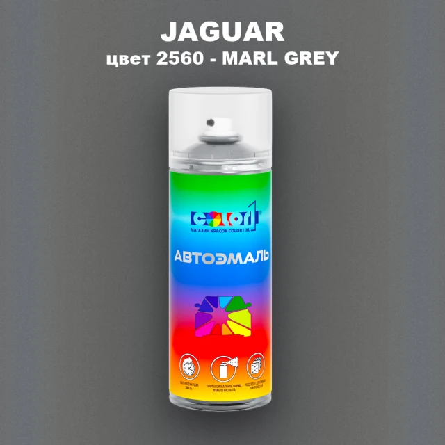 Аэрозольная краска JAGUAR, цвет 2560 - MARL GREY