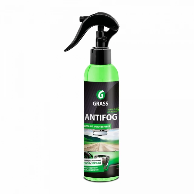 GRASS cредство для предотвращения запотевания стекол и зеркал "Antifog" (флакон 250 мл)