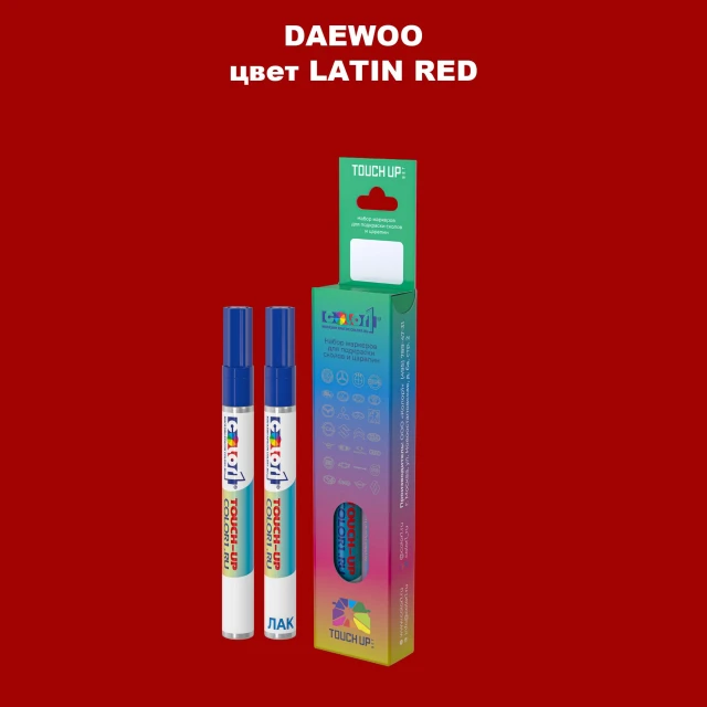 Маркер с краской DAEWOO, цвет - LATIN RED