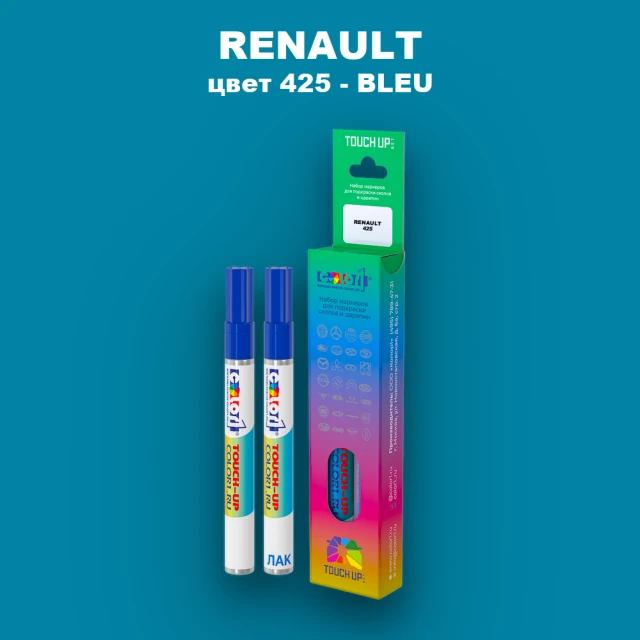 Карандаш-маркер с краской RENAULT, цвет 425 - BLEU