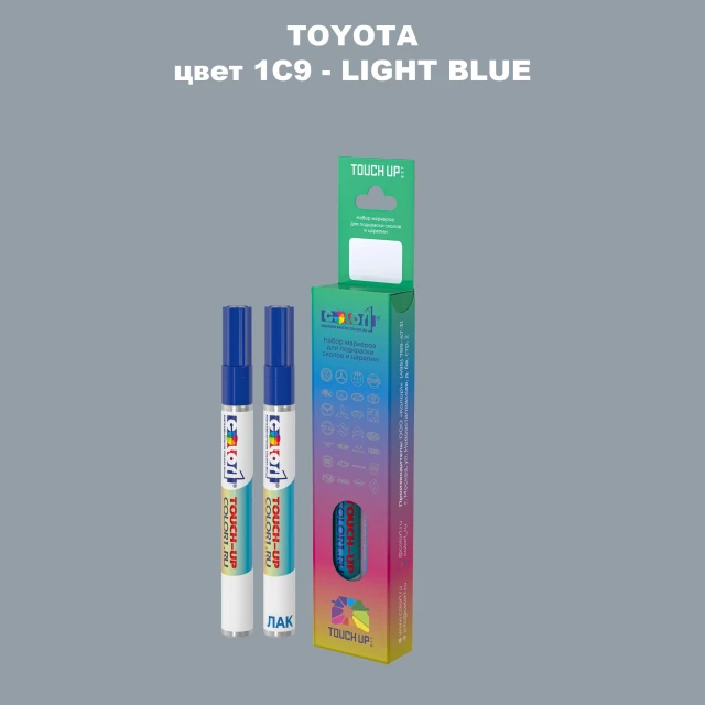 Карандаш-маркер с краской TOYOTA, цвет 1C9 - LIGHT BLUE