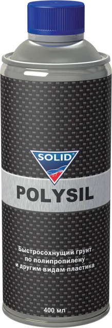 SOLID PROFESSIONAL LINE POLYSIL - грунт по пластику с пробкой-лейкой 400мл
