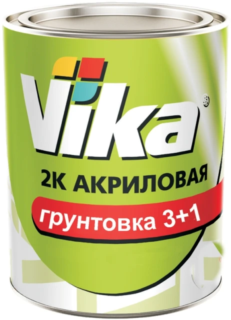 Грунт 3+1 HS акриловый 2К "мокрый по мокрому" белый  1л