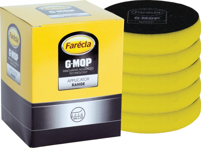 Forecla G Mop 3" Yellow Compounding Foams Полировальник жёлтый, средний, 80мм, 5 шт в упаковке