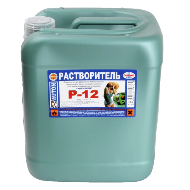 Р-12 акрил медлен. Растворитель "Полихим", уп. 5л (шт.)