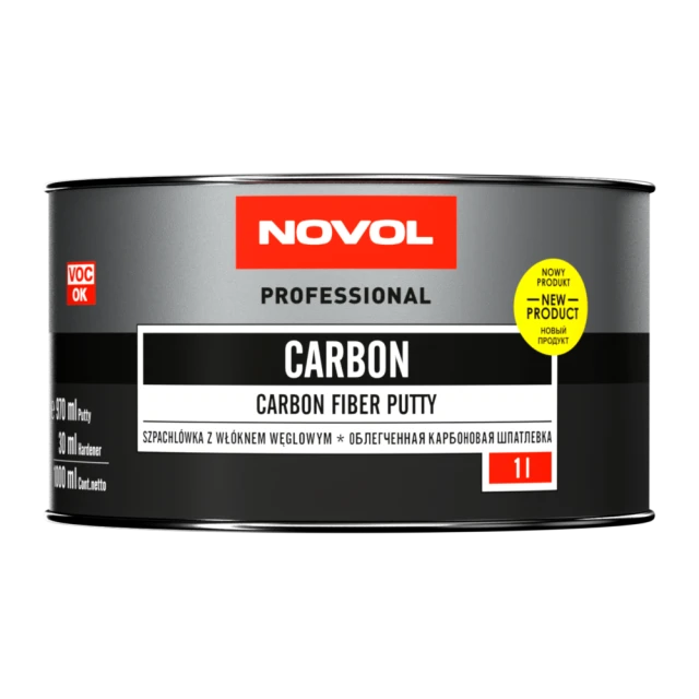 Шпатлёвка NOVOL CARBON (1 л)