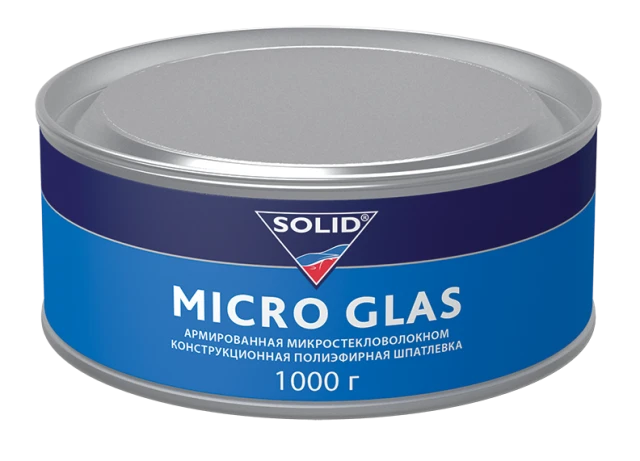 SOLID MICRO GLAS - наполнительная шпатлевка, усиленная микростекловолокном
