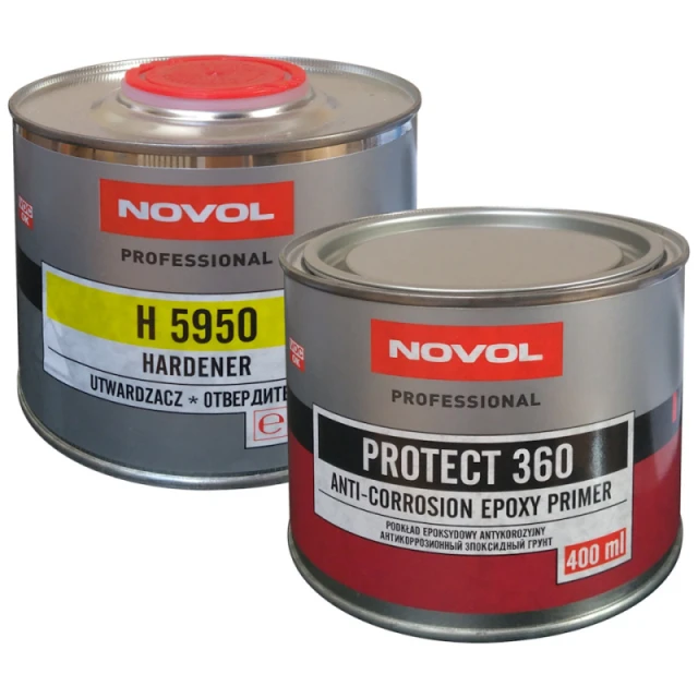 Грунт NOVOL PROTECT 360 (0,4 л) + отвердитель NOVOL H5950 (0,4 л) — комплект