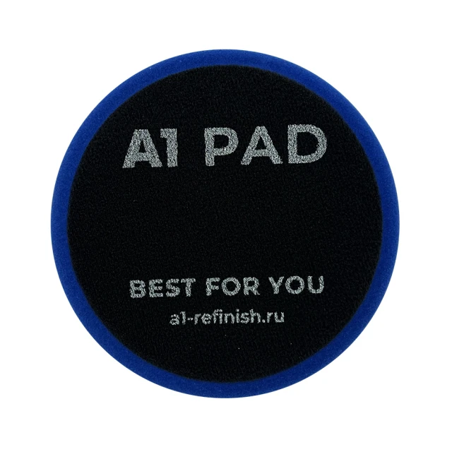Полировальный круг твердый синий 80 мм — A1 High Cut foam pad Blue