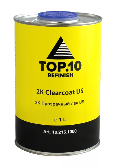 Top10 2К Прозрачный лак US, 1л