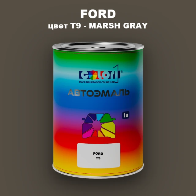 Автомобильная краска FORD, цвет T9 - MARSH GRAY