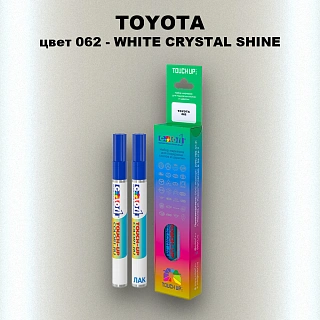 Карандаш-маркер с краской TOYOTA, цвет 062 - WHITE CRYSTAL SHINE