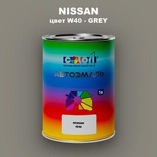 Автомобильная краска NISSAN, цвет W40 - GREY