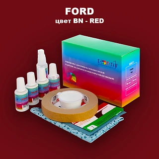 Ремкомплект для ремонта глубоких сколов и царапин FORD, цвет BN - RED