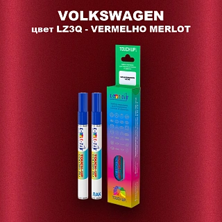 Маркер с краской VOLKSWAGEN, цвет LZ3Q - VERMELHO MERLOT