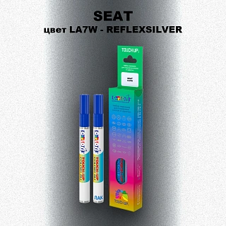 Маркер с краской SEAT, цвет LA7W - REFLEXSILVER