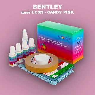 Ремкомплект для ремонта глубоких сколов и царапин BENTLEY, цвет LO3N - CANDY PINK