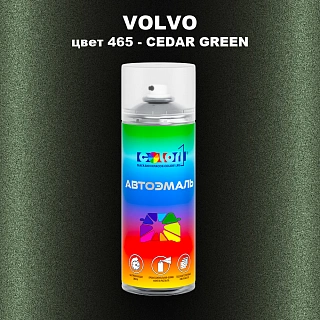 Аэрозольная краска VOLVO, цвет 465 - CEDAR GREEN