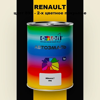 Автомобильная краска RENAULT, цвет 895 - 2-х цветное покрытие