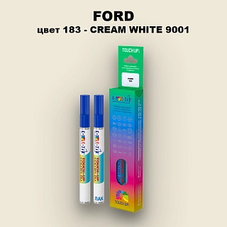 Маркер с краской FORD, цвет 183 - CREAM WHITE 9001