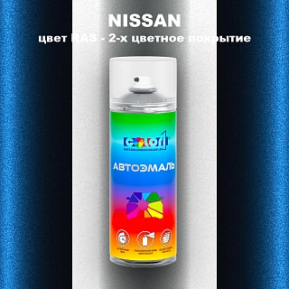 Аэрозольная краска NISSAN, цвет RAS - 2-х цветное покрытие