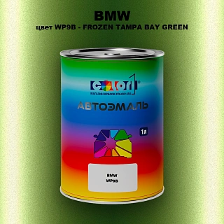 Автомобильная краска BMW, цвет WP9B - FROZEN TAMPA BAY GREEN