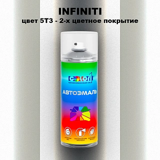 Аэрозольная краска INFINITI, цвет 5T3 - 2-х цветное покрытие