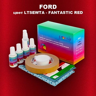 Ремкомплект для ремонта глубоких сколов и царапин FORD, цвет LTSEWTA - FANTASTIC RED