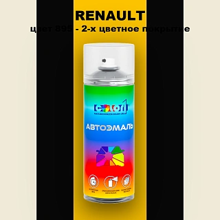 Аэрозольная краска RENAULT, цвет 895 - 2-х цветное покрытие