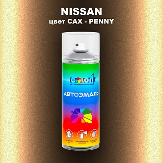Аэрозольная краска NISSAN, цвет CAX - PENNY