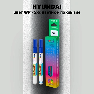 Маркер с краской HYUNDAI, цвет WP - 2-х цветное покрытие