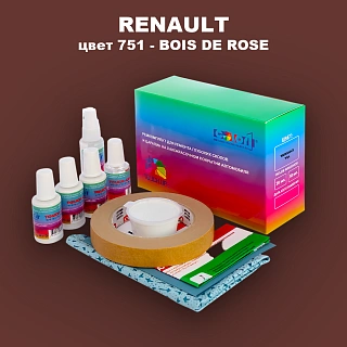 Ремкомплект для ремонта глубоких сколов и царапин RENAULT, цвет 751 - BOIS DE ROSE