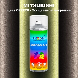 Аэрозольная краска MITSUBISHI, цвет C22F28 - 2-х цветное покрытие