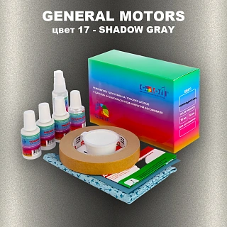Ремкомплект для ремонта глубоких сколов и царапин GM, цвет 17 - SHADOWGRAY