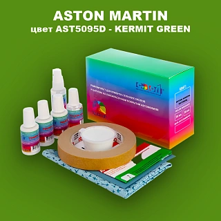 Ремкомплект для ремонта глубоких сколов и царапин ASTON MARTIN, цвет AST5095D - KERMIT GREEN
