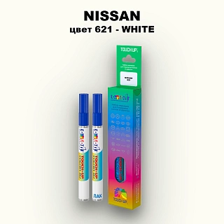 Маркер с краской NISSAN, цвет 621 - WHITE