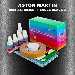 Ремкомплект для ремонта глубоких сколов и царапин ASTON MARTIN, цвет AST5046D - PENDLE BLACK 2