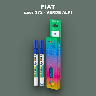 Маркер с краской FIAT, цвет 372 - VERDE ALPI